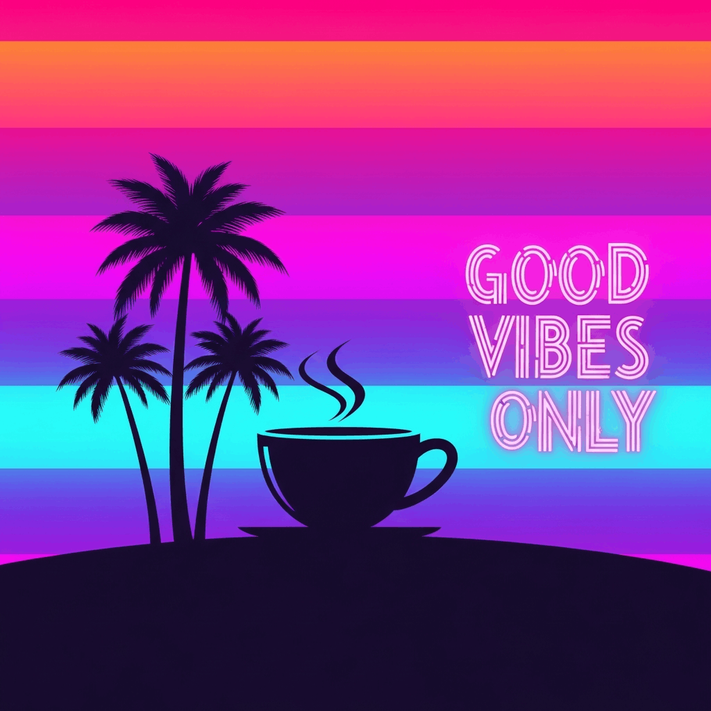 Good vibes only artwork